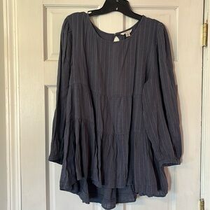 American Eagle Open Back Peasant Top